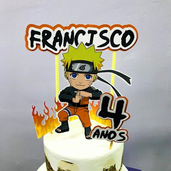 Topo de Bolo | Naruto