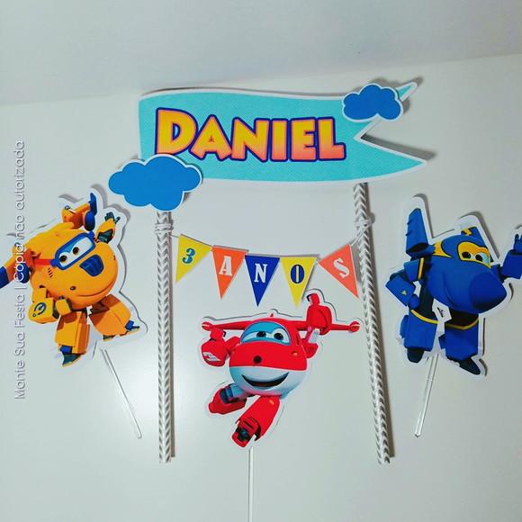 Topo de Bolo | Super Wings