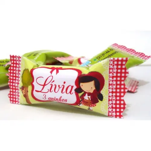 Balinha | Bala personalizada - Chapéuzinho Vermelho