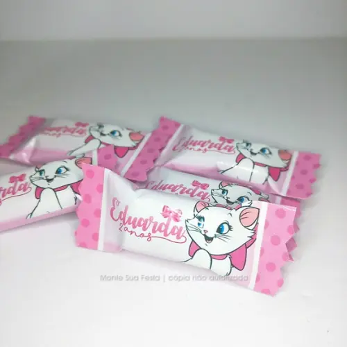 Balinha | Bala personalizada - Gatinha Marie