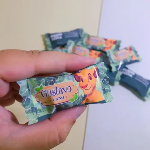 Balinha | Bala personalizada - Rei leão