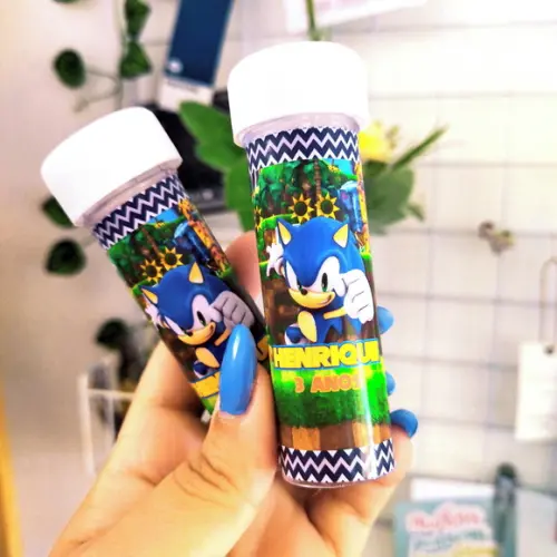 Bolinha de Sabão Sonic