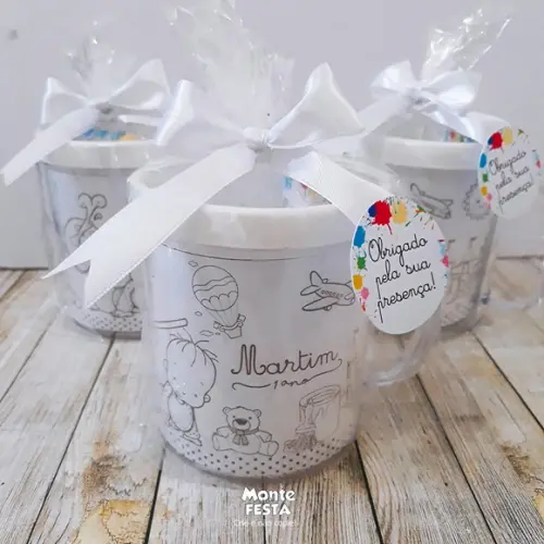 Caneca de Colorir | Aquarela