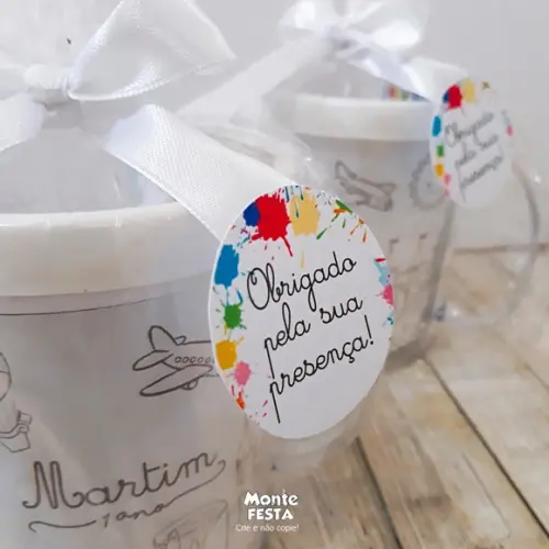 Caneca de Colorir | Aquarela