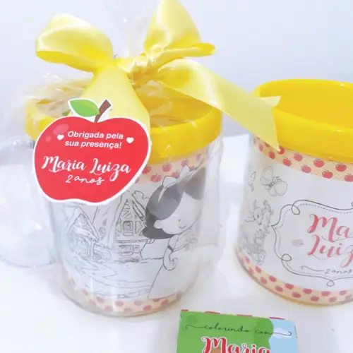 Caneca de Colorir | Branca de Neve