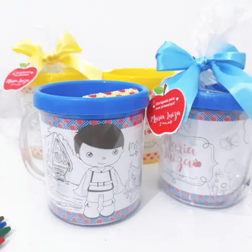 Caneca de Colorir | Branca de Neve