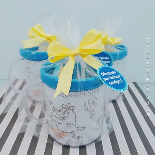 Caneca de Colorir | Galinha Pintadinha