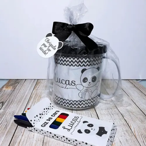Caneca de Colorir | Panda