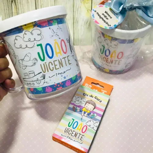 Caneca de Colorir | Pintando o 7