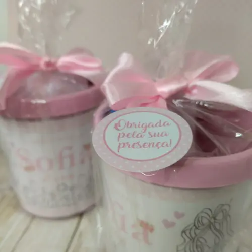 Caneca De Colorir Bailarina