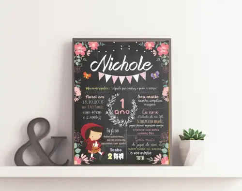 Chalkboard | Chapeuzinho Vermelho