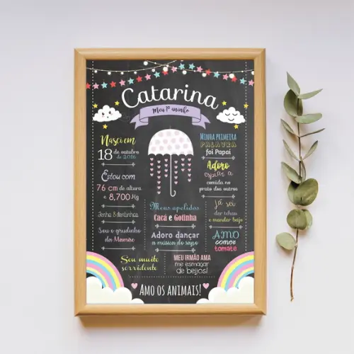 Chalkboard | Chuva de Bençãos