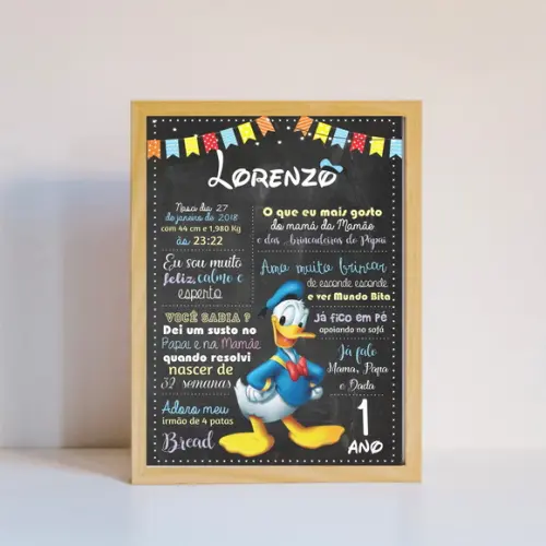 Chalkboard | Pato Donald