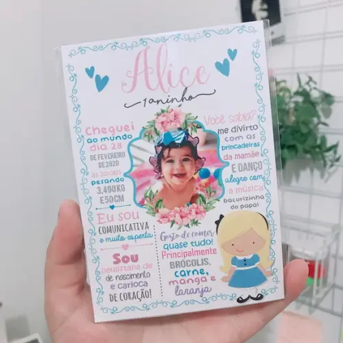 Ímã chalkboard | Alice no País das Maravilhas