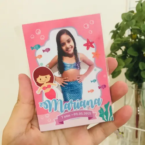 Ímã 10 x 7 | Sereia cute