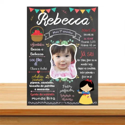 Ímã chalkboard | Branca de Neve