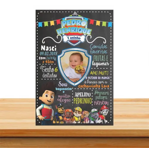 Ímã chalkboard | Patrulha Canina
