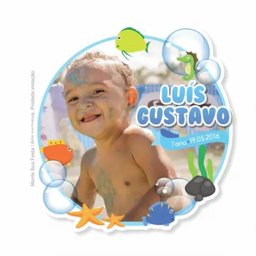 Ímã com corte especial - Fundo do Mar