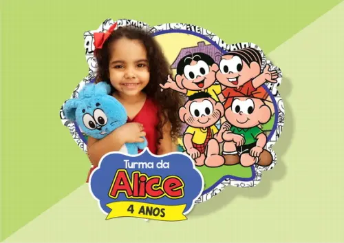Ímã com corte especial - Turma da Mônica