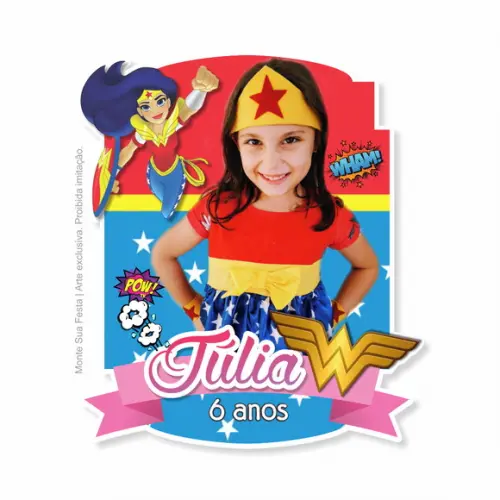 Ímã com corte especial - Mulher maravilha