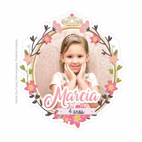 Ímã com corte especial - Princesa