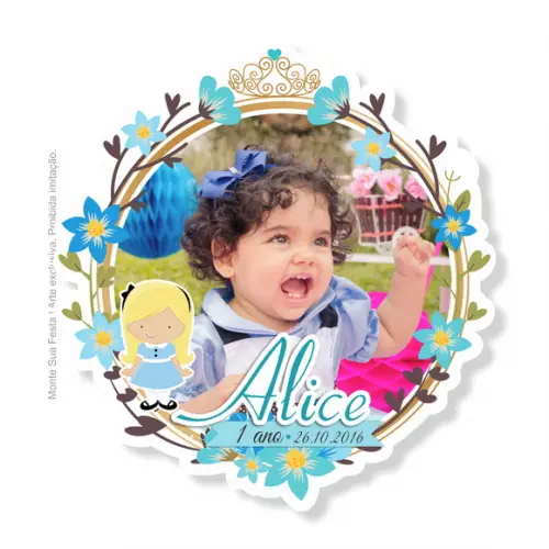 Ímã com corte especial | Alice no País das Maravilhas