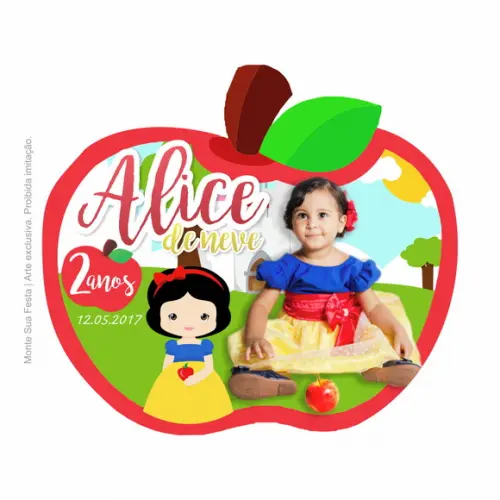 Ímã com corte especial | Branca de Neve