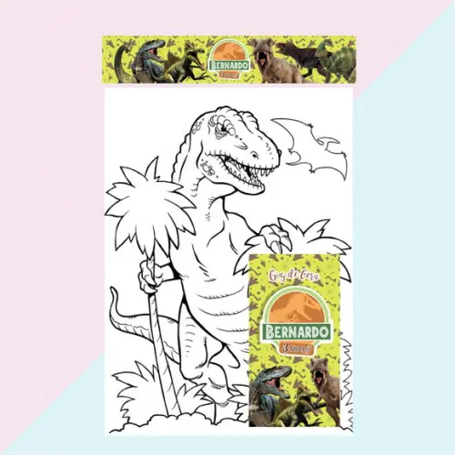 Kit de Colorir - Dinossauros