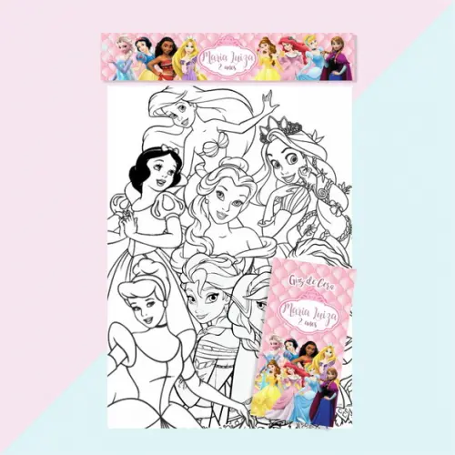 Kit de Colorir - Princesas