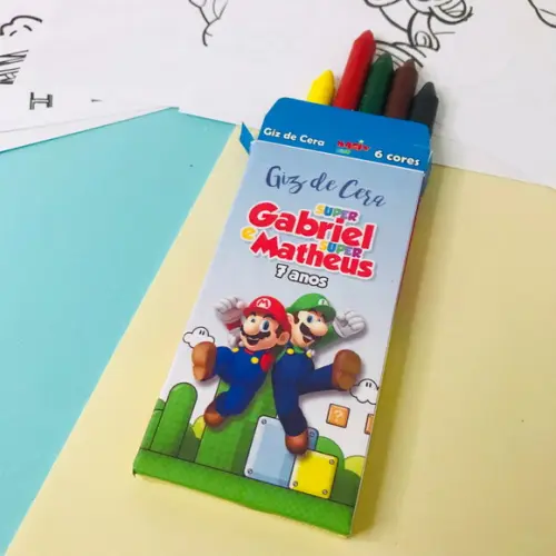 Kit De Colorir Mario Bros