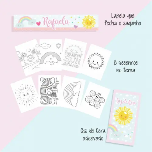 Kit de Colorir Raio de sol