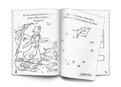 Livrinho de Colorir | Branca de Neve