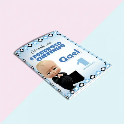 Livrinho de colorir | O poderoso chefinho