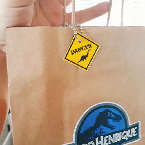 Sacola com Tag | Dinossauros
