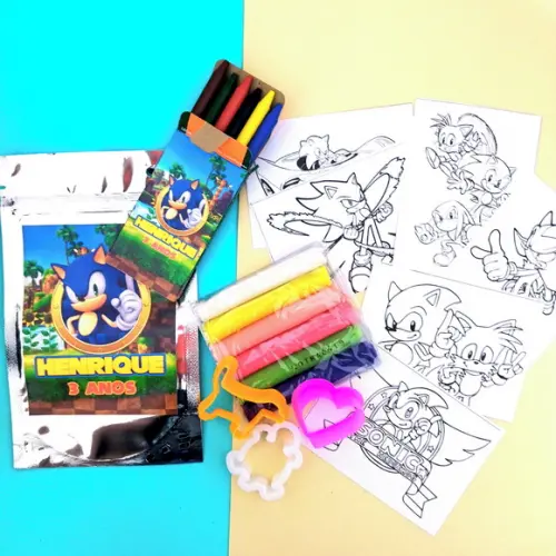 Saquinho Diversão Sonic