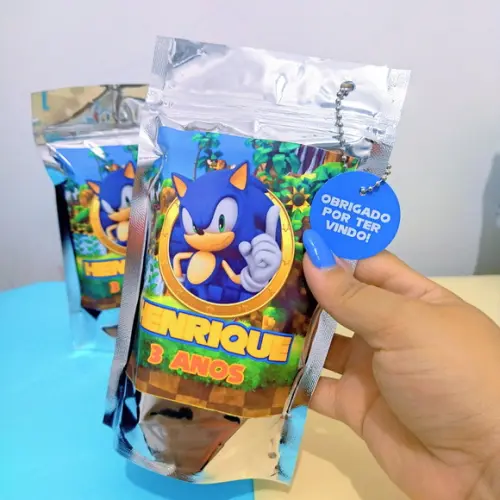 Saquinho Diversão Sonic