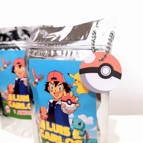 Saquinho Metalizado Pokemón