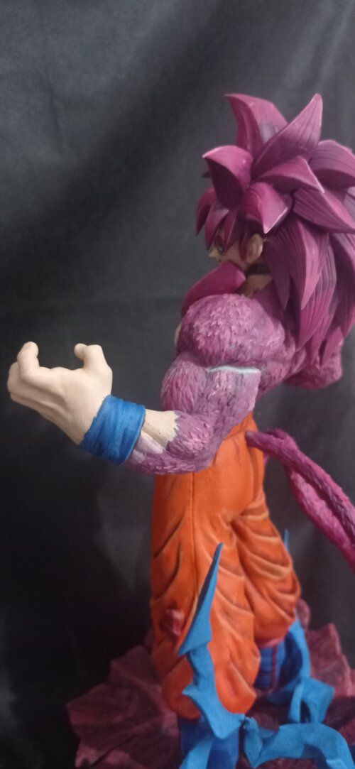 Estátua Goku Super Saiyajin 4 SSJ4 Dragon Ball Daima Resina Prem