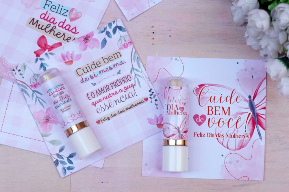 Hidratante Labial com Card Personalizado