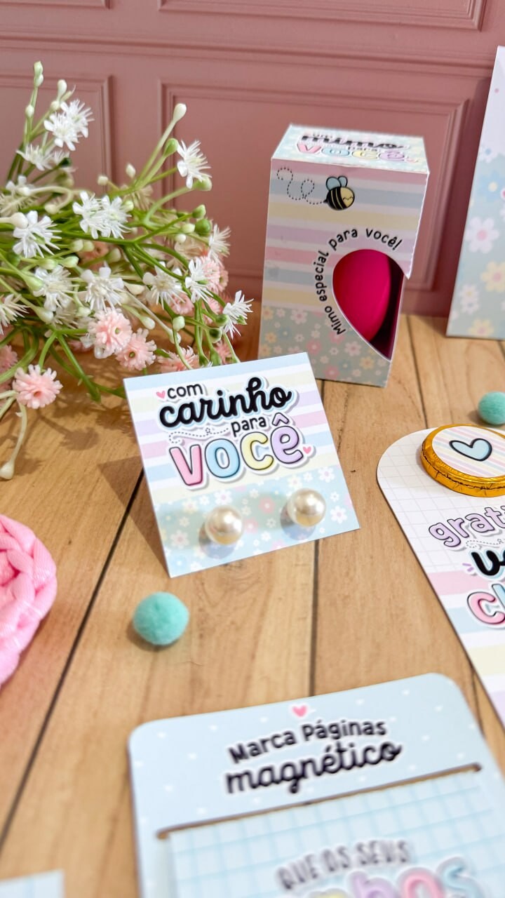 Cartão  com Brinco Personalizado