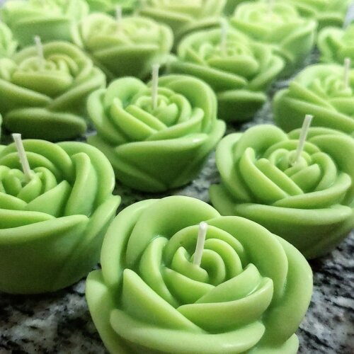 Mini velas Rosas
