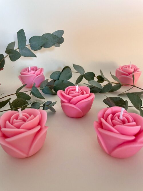 Mini velas Rosas