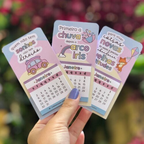 Mini Calendario imã