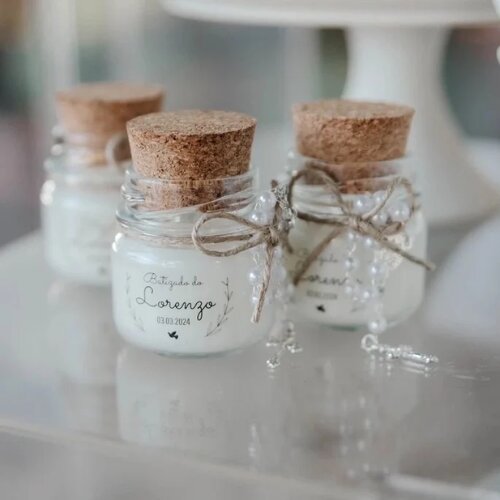 Mini vela aromática personalizada