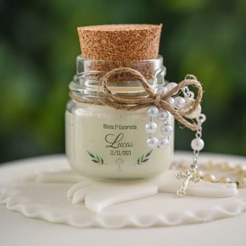 Mini vela aromática personalizada