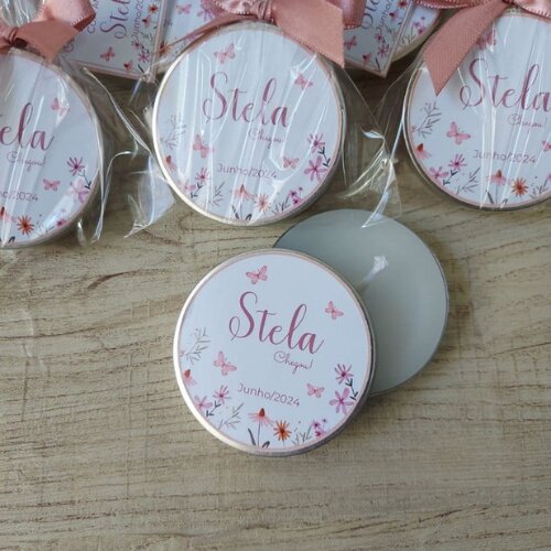 Mini vela aromática personalizada