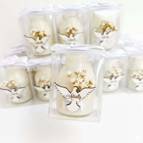 Mini Vela Aromática para Batizado
