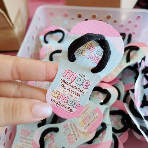Card Chinelinho com Xuxinha Personalizado