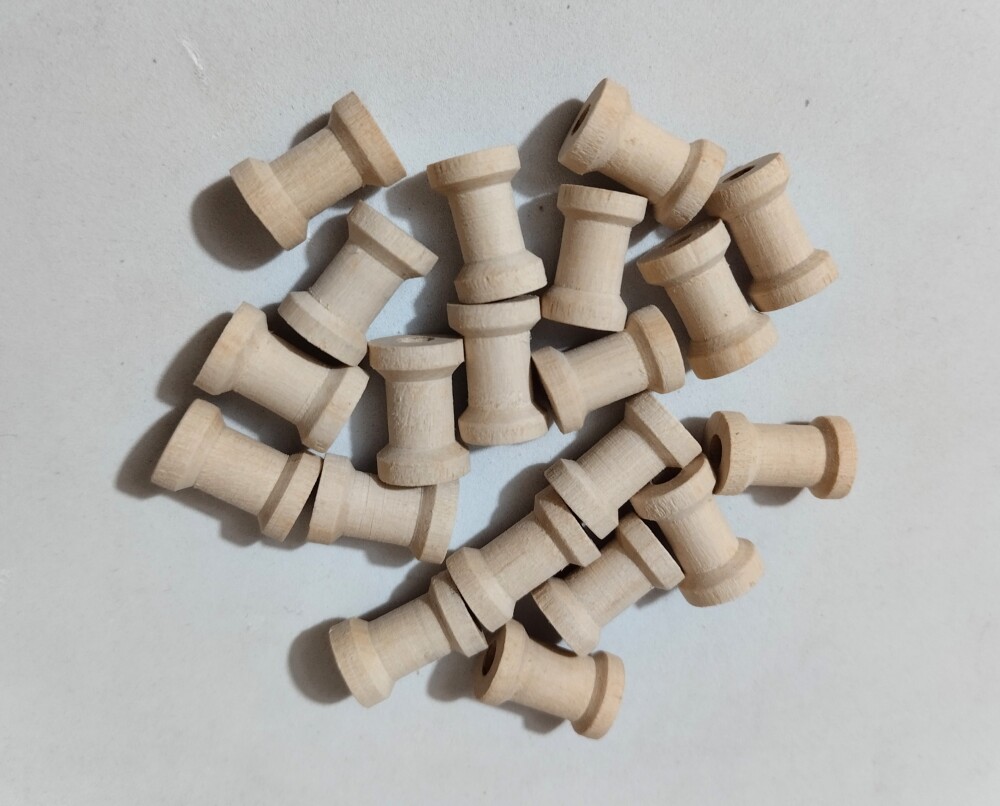 CARRETEL DE MADEIRA Ø 12 x 16 mm
