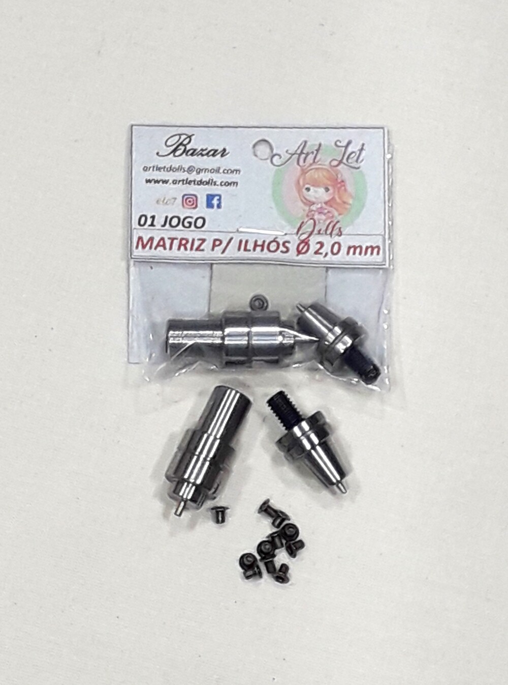 MATRIZ P/ ILHÓS Ø 1,5 ATÉ 4,0 mm